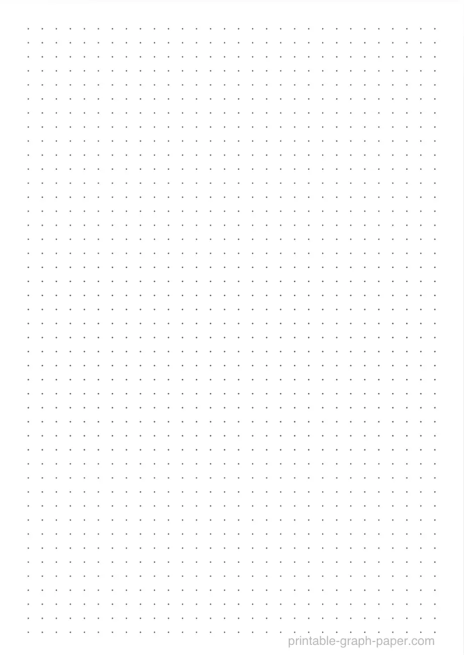 1/8" printable dot paper