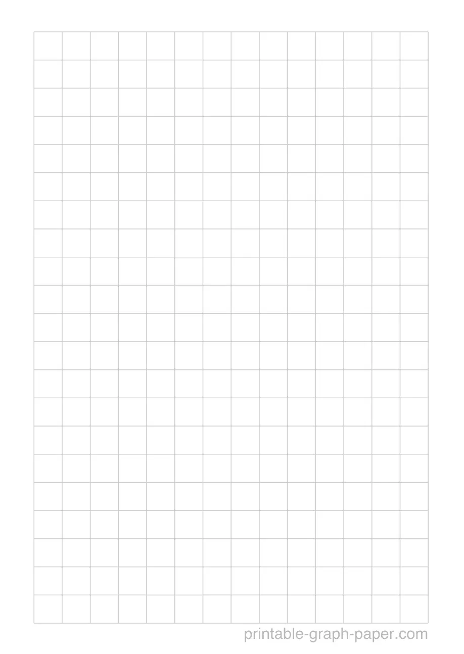 1/4" printable graph paper