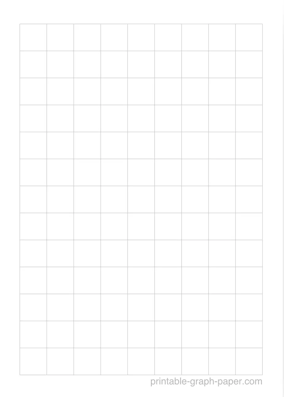 1cm printable graph paper