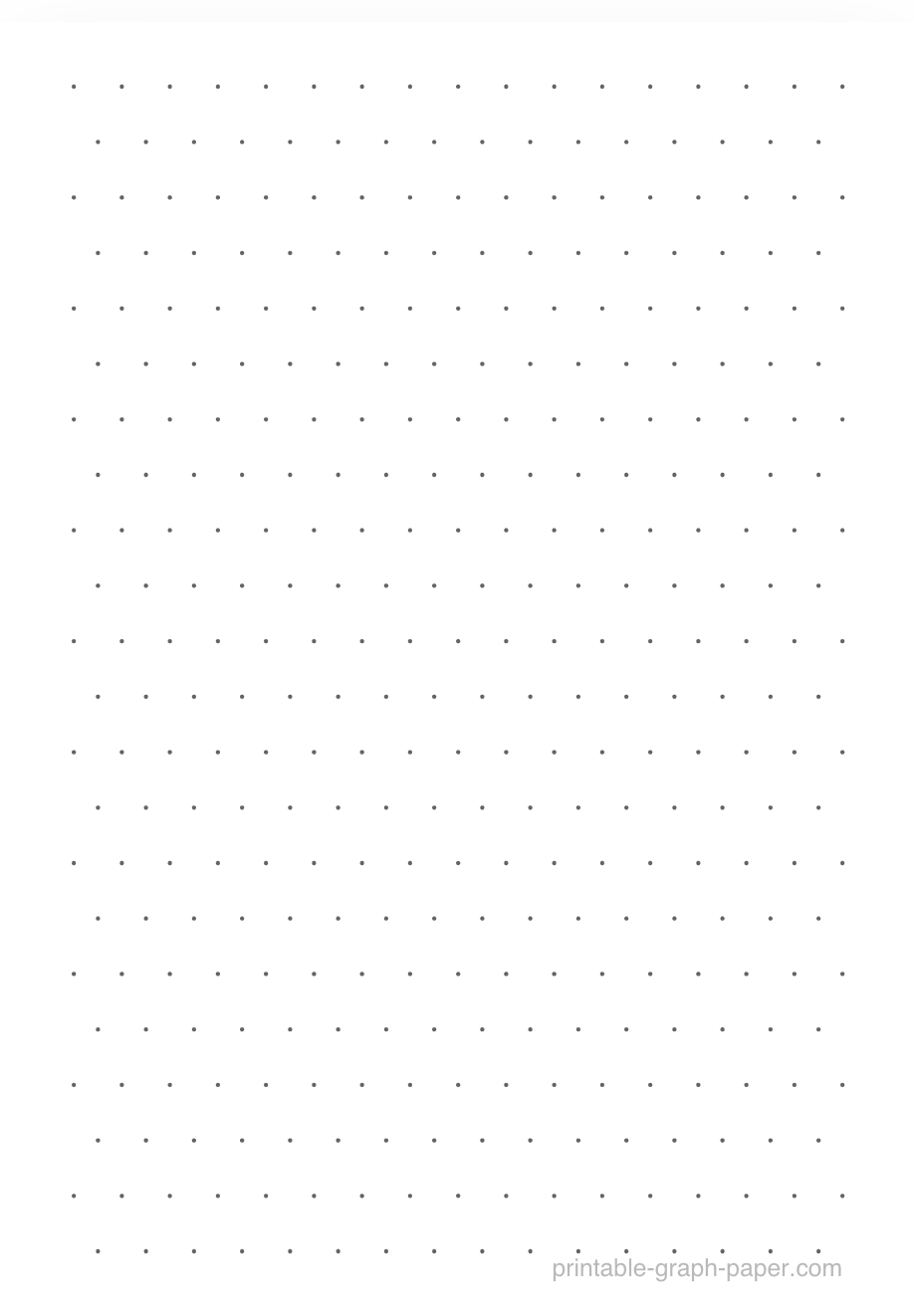 1/4" printable isometric-dot paper