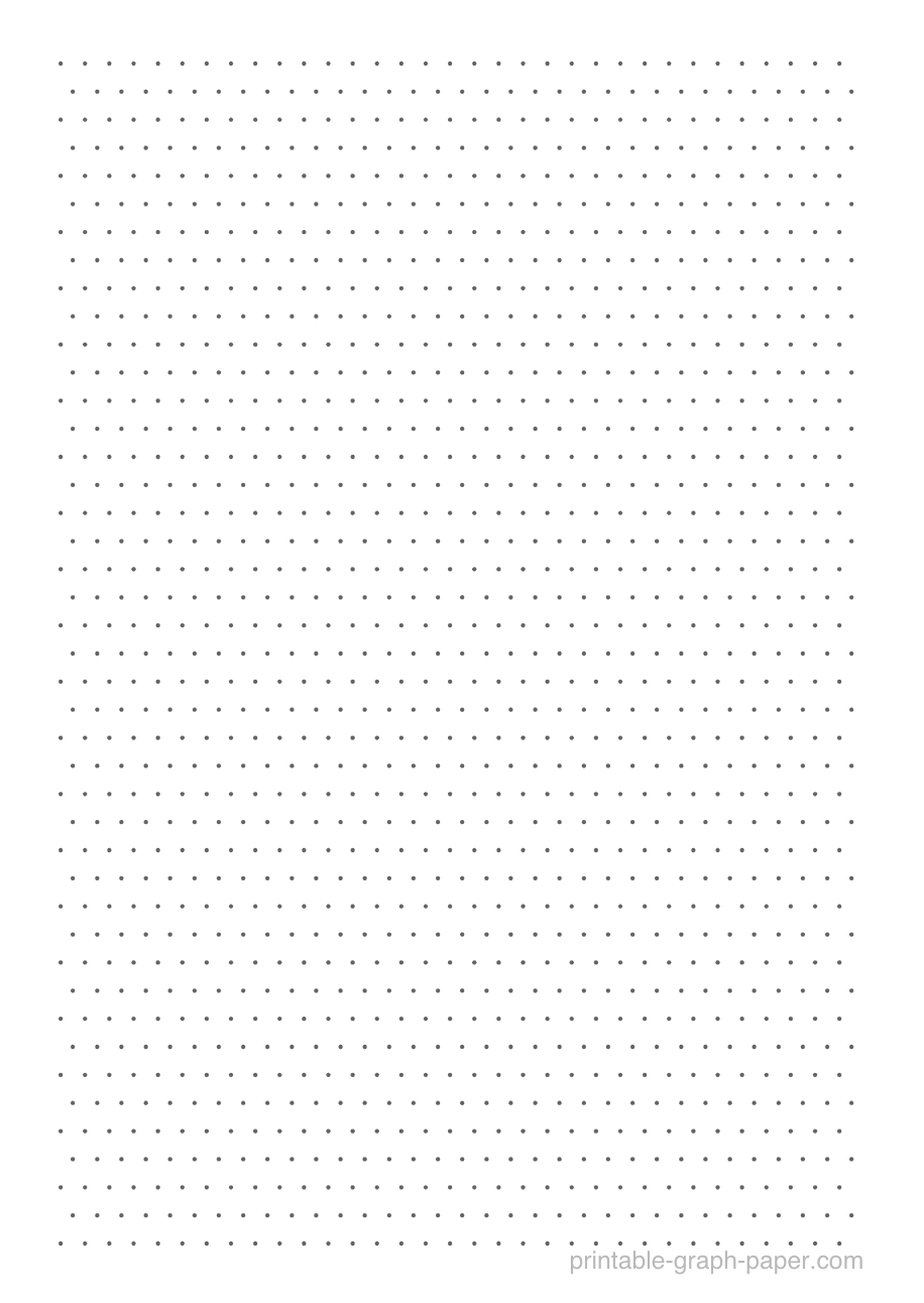 1/8" printable isometric-dot paper