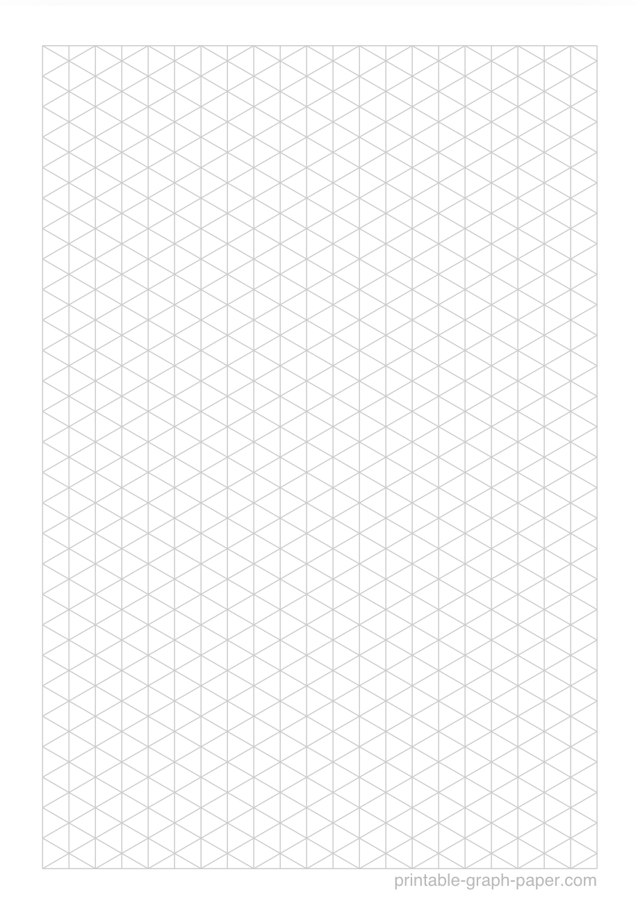 5mm printable isometric graph paper