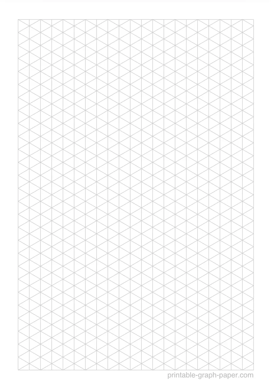 5mm printable isometric graph paper