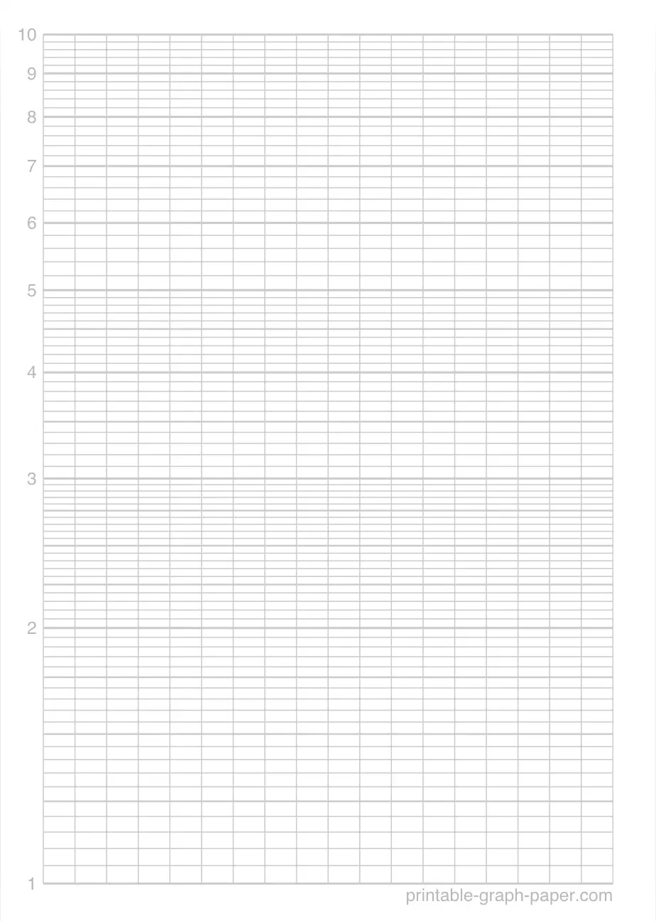 1/5" printable logarithmic paper